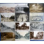 Postcards, Northamptonshire, a collection of approx. 44 U.K. topographical cards with many RP street