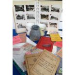 Railwayana, a collection of tickets, first day covers, magazines, cigarette cards and collectables