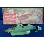 Toy, A Sutcliffe Models Nautilus Tinplate Clockwork Submarine, from Walt Disney's 20,000 Leagues