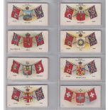 Cigarette cards, Edwards, Ringer & Bigg, Flags of All Nations, (all Exmoor Hunt back) (36/37,