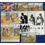 Postcards, Tony Warr Collection, a selection of 24 comic cards illustrated by G E Shepheard,