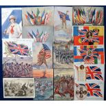 Postcards, Tony Warr Collection, a mixed military selection of approx. 75 cards, the majority