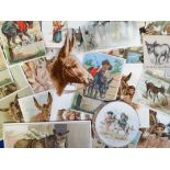 Tony Warr Collection Ephemera, 50 Victorian and Early 20thC Greetings Cards and scraps featuring