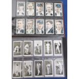 Cigarette & trade cards, album containing 9 Cricket related sets, Player's Cricketers 1930, 1934 &