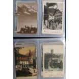 Postcards, Switzerland, collection of towns, villages, mountains, lakes, waterfalls, glaciers in 2