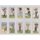 Cigarette Cards, Churchman's, selection of 53 golf related cards inc. Prominent Golfers (14),