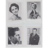 Trade cards, Canada, Film Stars 'L' size, 2 back stamped,' Fine Publicity, Toronto' the rest plain