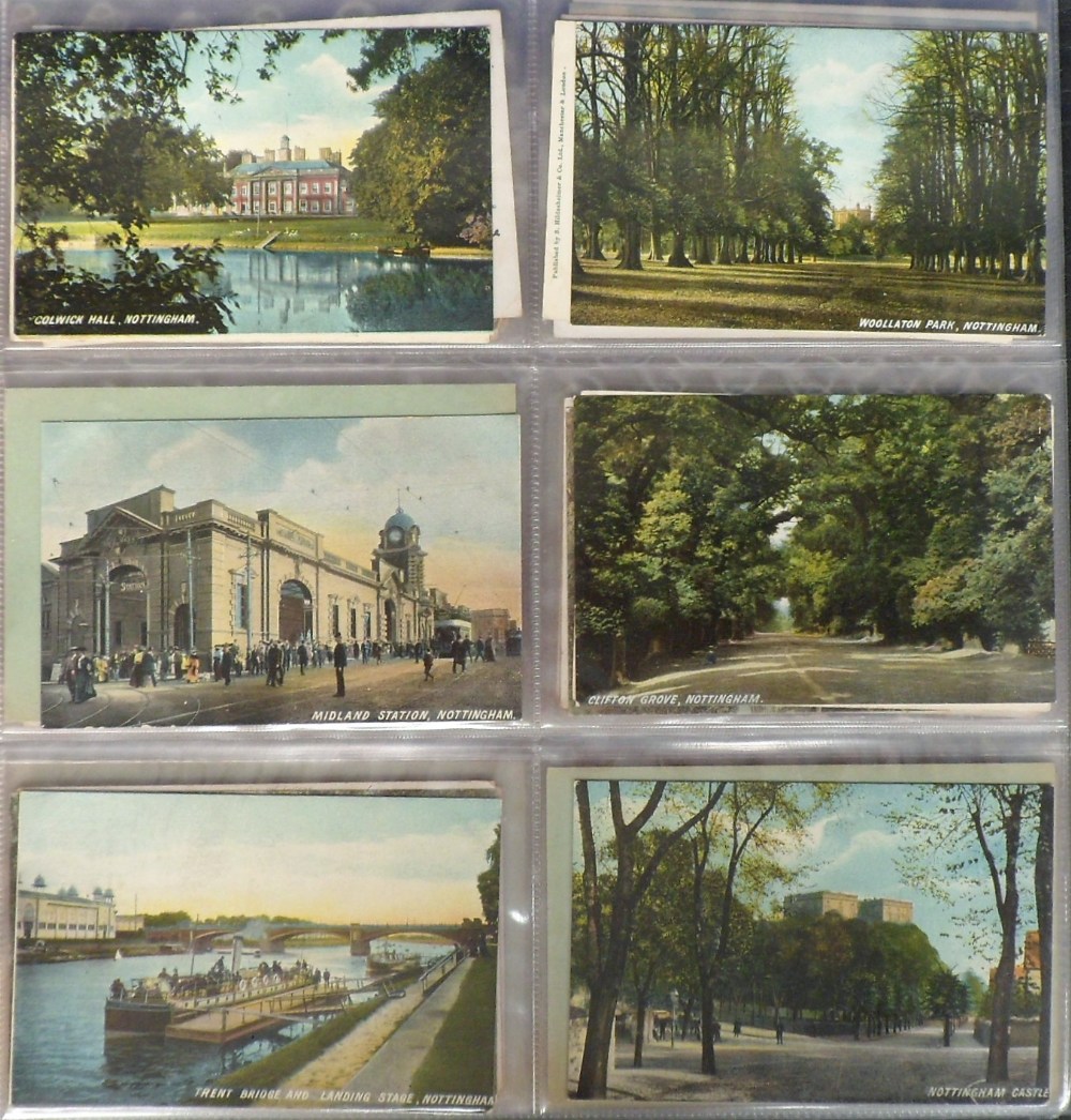 Postcards, a collection of approx. 290 printed topographical cards in modern album with a few - Image 4 of 4