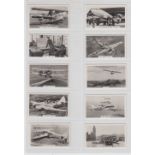 Cigarette cards, Aviation, 5 related sets, Pattreiouex Flying (28 cards), Lambert & Butler Aeroplane