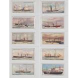 Cigarette cards, Ogden's 2 sets Yachts & Motor Boats (50 cards) & The Blue Riband of the Atlantic (