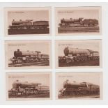 Trade cards, Cassell's, British Engines 'M' size,(set 6 cards)
