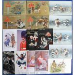Postcards, Tony Warr Collection, a selection of 28 comic and anthropomorphic cards illustrated by