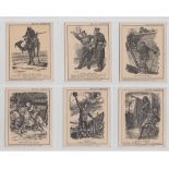 Cigarette Cards, Wills, Punch Cartoons, Series 2, L-size (set, 25 cards) (gd)