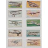 Trade Cards, Amalgamated Press, Aeroplanes and Carriers (set, 32 cards) (a few with very slight