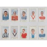 Cigarette cards, Ogden's, 3 sets, Captains of Association Football Clubs and Colours (44 cards, vg),