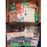 Football Memorabilia, large quantity of items, 1950s onwards, inc. programmes, books, handbooks,
