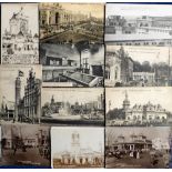 Postcards, a varied selection of approx. 70 Exhibition cards from Paris 1900, Festival of the