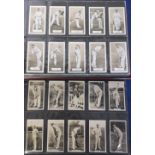 Cigarette cards, an album containing 8 cricket sets, BAT English Cricketers, Carreras Cricketers (30