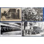 Postcards, Croydon, Motor Vehicles, 4 cards, first arrival of new GPO van at Croydon (printed)