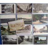 Postcards, Hertfordshire, a collection of approx. 50 cards RP's and printed, various locations