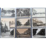 Postcards, London suburbs, a collection of 65 cards of North London suburbs inc. RP's of Broadway