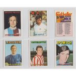 Trade cards, A&BC Gum, Footballers (orange/red back, 110 to 219) (set 110 cards) (vg, checklist