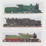 Trade Cards, The Popular, Railway Locomotives, G-size (set, 26 cards) (generally gd)
