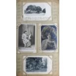 Postcards, a mixed subject and topographical selection of approx. 280 cards in vintage album