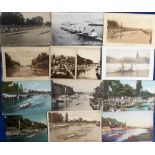 Postcards, Rowing, a collection of 18 cards, RP's and printed inc. Cambridge Rowing Squad 1906 (