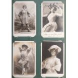 Postcards, a vintage album containing approx. 200 cards of Edwardian actors and actresses mostly