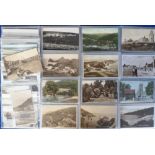 Postcards, Devon & Cornwall, a collection of approx. 150 cards, RP's and printed, various locations,