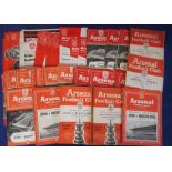Football Programmes, collection of 100+ Arsenal Homes, 1950/51 to 1978/79, mostly from 1950s, inc.