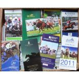 Horse Racing, collection of approx. 600 modern race cards, flat and National Hunt, 2000 onwards,