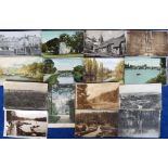 Postcards, Topographical, Surrey, a collection of approx. 90 cards, RP's and printed, various