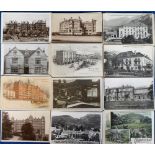 Postcards, a collection of 75+ Hotel advertising cards, RP's and printed, UK and Foreign
