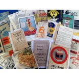 Ephemera, Cookery, 35+ recipe leaflets, booklets, inserts and advertising items all relating to