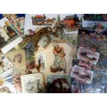 Tony Warr Collection, Ephemera, Mixed Victorian Scraps, 100+ scraps to include Queen Victoria,