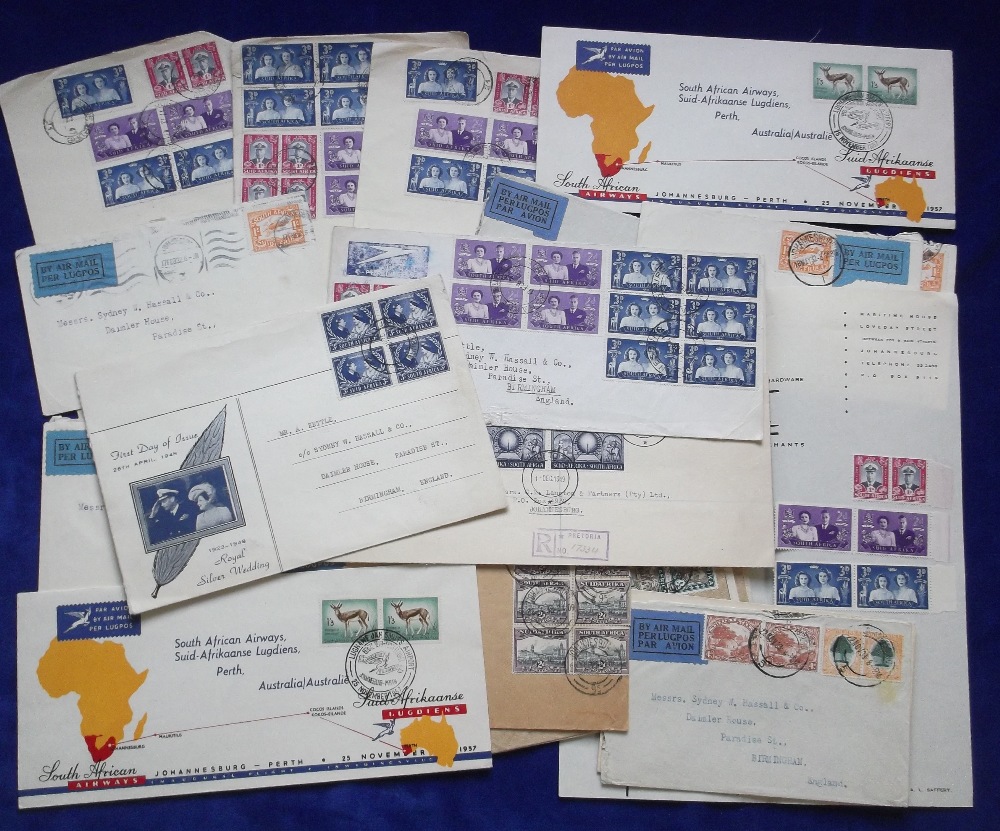 Postal History, South Africa, collection of 24 Postal Covers inc. some First Day issues, noted Royal