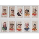 Cigarette cards, Cohen Weenen & Co, Boer War Generals (coloured, 100 Subjects back) (28 cards) (