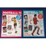 Football sticker albums, 2 unused albums issued by Top Sellers (Panini) for Football 72 & Football