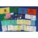 Football badges / tickets etc, a collection of 7 Steward badges inc. 76/77, Spring 79, Autumn 79,
