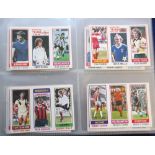 Trade cards, Topps Footballers (Blue Back, set 65 cards) & Footballers (Pink Back, set 66 cards) (