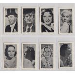 Cigarette cards, Cinema, 4 sets, Hill's Famous Film Stars (Arabic Text, 40 cards), Scenes From The