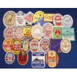 Beer labels, a mixed selection of 24 U.K labels various shapes, sizes and brewers inc. Shanklin