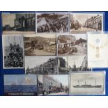 Postcards, Irish assortment of 20 cards, RP's and printed, including Belfast Tram in shed, Puck Fair