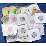 Vinyl Records, a selection of 50+ test pressings, most have song title on label, a few with artist