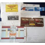 Tobacco ephemera, a collection of approx. 250 Trademark Registration sheets all for cigarette or