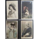 Postcards, Theatre, a good collection of approx. 220 cards of Edwardian Actors and Actresses in