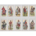 Cigarette cards, Cope's, British Warriors (set 50 cards), mixed printings (a few with slight age