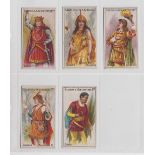 Cigarette cards, Salmon & Gluckstein, Shakespearian Characters, frame on back, 5 type cards, nos